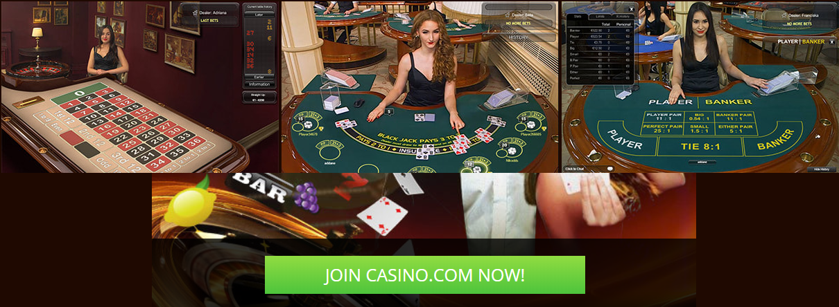 Casino.com Live dealer games