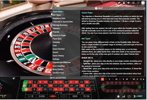 Live American Roulette- How to play