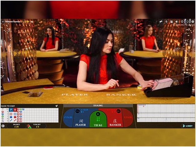Live Baccarat game to play with real money