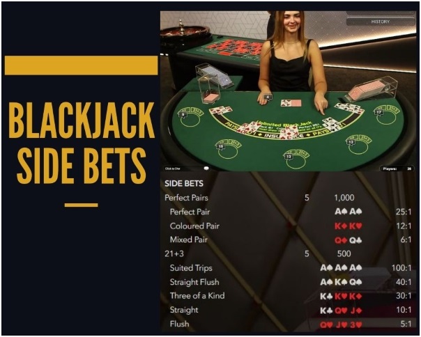 What are Live Dealer Blackjack Side Bets?