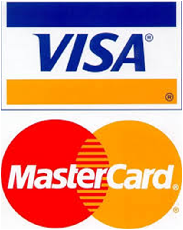 VISA and Master card CAD