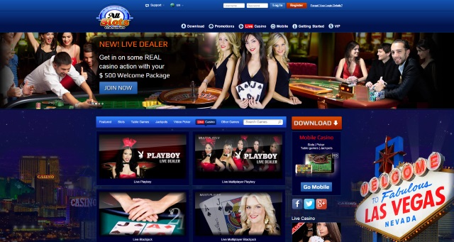 All Slots Casino Live Dealers